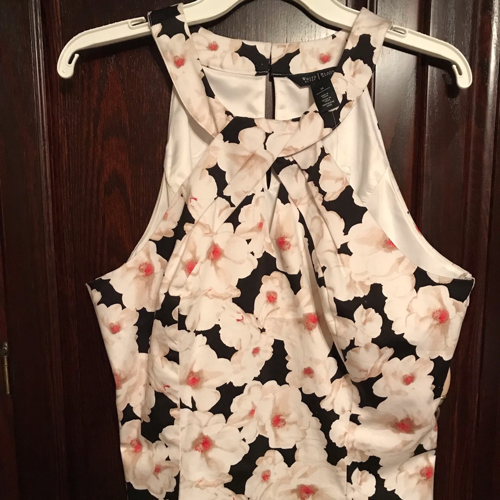 Floral halter bodice top
